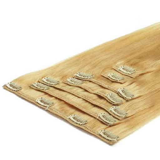 Lasni podaljški Clip On 50cm 70g 613 Intenzivno Svetlo Blond-0 Lasni podaljški Clip On 50cm 70g 613 Intenzivno Svetlo Blond-0