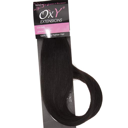 Naravni lasni podaljški clip on v naravno črni barvi, dolžina 38cm teža 70g Naravni lasni podaljški clip on v naravno črni barvi, dolžina 38cm teža 70g